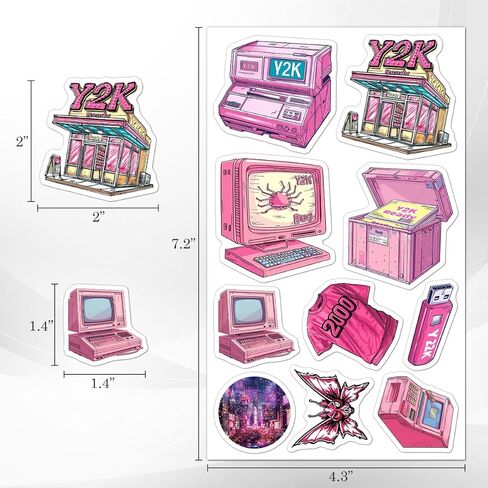 مجموعة من 50 قطعة من ملصقات الكتب لزجاجات المياه المضحكة وأمتعة الكمبيوتر المحمول ودفتر القصاصات والمذكرات للمراهقين والبنات والبالغين ملصق جمالي مقاوم للماء شارات الفينيل الصغيرة in Kuwait