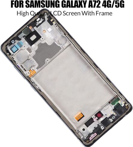 بديل لشاشة LCD Samsung Galaxy A72 مع إطار INCELL لهاتف Samsung A72/A72 5G A725F A725M A726B A726B/DS مجموعة محول رقمي لشاشة تعمل باللمس شاشة LCD مع طقم إصلاح (بدون وظيفة بصمة الإصبع) in Saudi Arabia