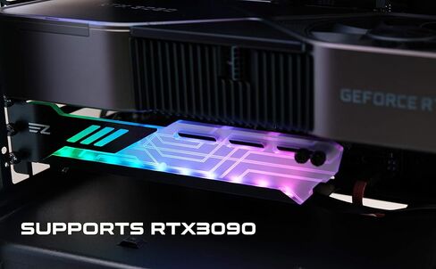 EZDIY-FAB RGB GPU حامل 5V 3-Pin ملون RGB Graphics Card GPU يدعم حامل بطاقة الفيديو، حامل بطاقة الفيديو / حامل الحافظة - 309-1 in Kuwait