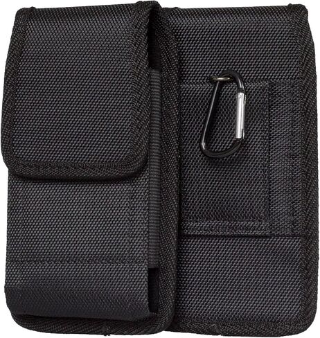 Vertical Holster Belt Case Size XL (Inner Size: 6.5 x 3.15 x 0.43 in) Nylon, Belt Loop, for Apple iPhone 15 Pro Max 14 Pro Max, Samsung Galaxy S24 Ultra, S23 Ultra A15 A25 A35 in Saudi Arabia