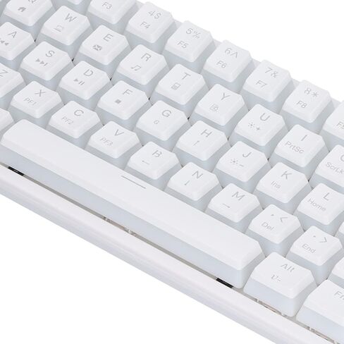Mini Mechanical Gaming Keyboard, Backlight Ergonomic Game Keyboard with Long Type C USB Cable, Easy to Carry, for PC/ Gamer, Typist, Travel(white2) in Saudi Arabia