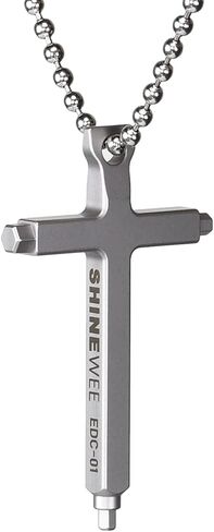 Keychain Carry Allen Wrench, 2.5mm 3mm 4mm Hex Key, Screwdriver, Multi-function Tool for Photographer Every Day Carry in Kuwait