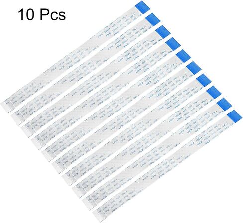 uxcell Flexible Flat Cable, 22 Pins 0.5mm Pitch 150mm FPC FFC Flexible Ribbon Cable for LCD TV Car Audio DVD Player Laptop 10Pcs (B Type) in Saudi Arabia