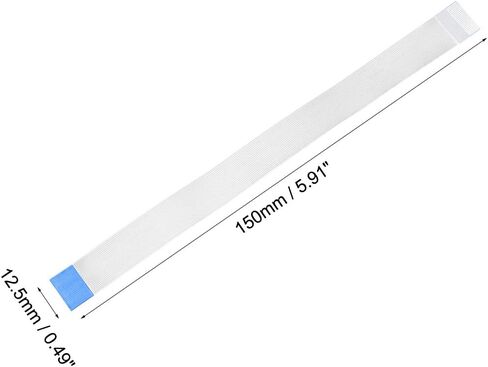 uxcell Flexible Flat Cable, 22 Pins 0.5mm Pitch 150mm FPC FFC Flexible Ribbon Cable for LCD TV Car Audio DVD Player Laptop 10Pcs (B Type) in Saudi Arabia