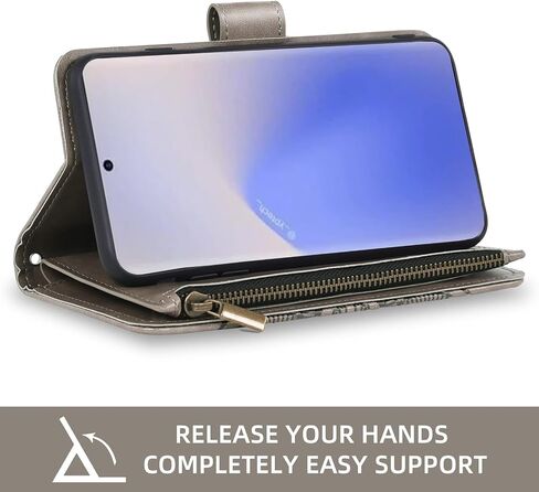 Asuwish Phone Case for Samsung Galaxy Note 20 Glaxay Note20 5G Wallet Cover with Tempered Glass Screen Protector and Flip Credit Card Holder Stand Cell Gaxaly Notes 20s Twenty Not S20 Women Men Grey in Kuwait