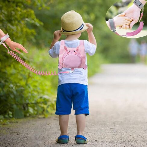 Toddler Harness with Leash Kid Anti-Lost Wrist Link Leash Child Wristband (Dinosaur) in Saudi Arabia
