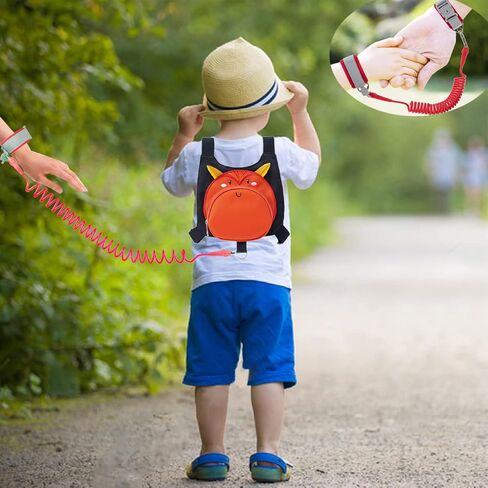 حزام معصم للأطفال الصغار مع مقود للأطفال مضاد للفقدان (ديناصور) in Kuwait