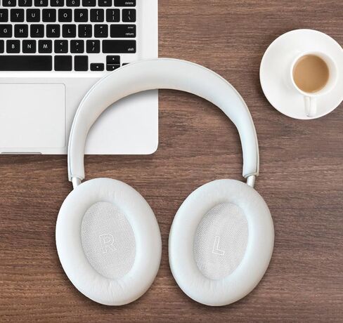 GVOEARS Replacement Ear Pads for QC Ultra, Ear Cushions for Bose QuietComfort Ultra Wireless Headphones Not Fit Bose QC35, Earpads with Softer Protein Leather, Memory Foam, Thickness - Black in Saudi Arabia