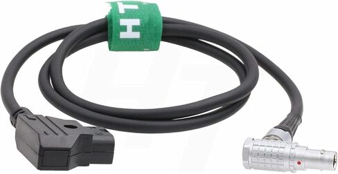 12/24V D-tap 2 Pin Power Cable for SmallHD 703 Monitor, Preston MDR4 Teradek Bolt Bond, Camera EVF Viewfinder 90cm Flexible Braided in Saudi Arabia