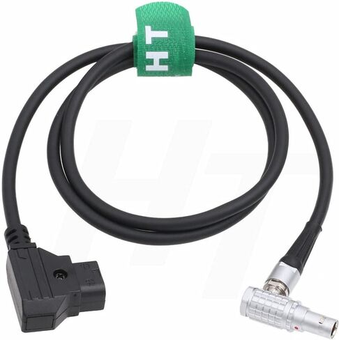 12/24V D-tap 2 Pin Power Cable for SmallHD 703 Monitor, Preston MDR4 Teradek Bolt Bond, Camera EVF Viewfinder 90cm Flexible Braided in Saudi Arabia