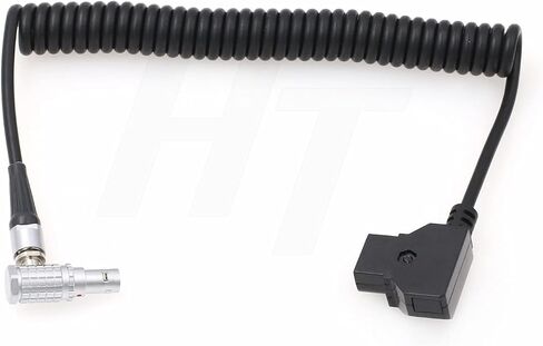 12/24V D-tap 2 Pin Power Cable for SmallHD 703 Monitor, Preston MDR4 Teradek Bolt Bond, Camera EVF Viewfinder 90cm Flexible Braided in Saudi Arabia
