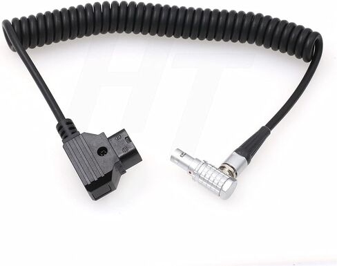 12/24V D-tap 2 Pin Power Cable for SmallHD 703 Monitor, Preston MDR4 Teradek Bolt Bond, Camera EVF Viewfinder 90cm Flexible Braided in Saudi Arabia