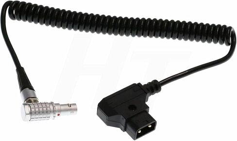 12/24V D-tap 2 Pin Power Cable for SmallHD 703 Monitor, Preston MDR4 Teradek Bolt Bond, Camera EVF Viewfinder 90cm Flexible Braided in Saudi Arabia