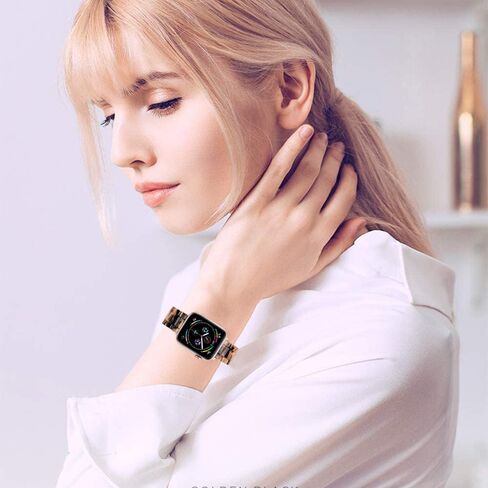 Band Compatible with Apple Watch 38mm/40mm/41mm/42mm/44mm/45mm Resin Women Men Wristband Strap Blacelet for iWatch Series 9 8 7 SE 6 5 4 3 2 1 in Saudi Arabia