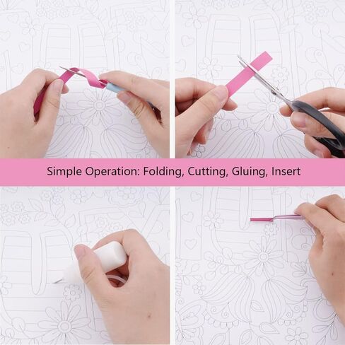 مجموعات لف اللوحة الورقية الفريدة من نوعها، لوحة بالأرقام للبالغين - ثعلب حب الأم، أفضل الهدايا المصنوعة يدويًا لتزيين الحائط (مجموعة الرسم + مجموعة الأدوات) in Kuwait