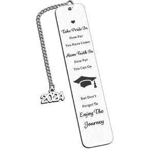 Graduation Gifts for Him Her Inspirational Bible Verse Bookmark Class of 2024 Senior High School College Graduation Gifts for Daughter Son Nurse Medical Student Grad Gifts Girls Boys