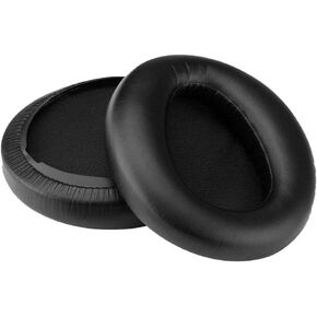 Ear Pads Replacement for Sony MDR-10R / MDR-10RBT / MDR-10RNC Headphone by MMOBIEL - Protein PU Ear Pad Cushions - Earpads Replacement – Black