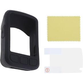 Create idea Silicone Protective Case Compatible with Wahoo Elemnt Bolt V2 Bike Silicone Protective Cover with Protective Film Replacement GPS Bike Computer Accessories Black