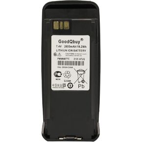 PMNN4077C PMNN4066A 2600mAh 7.4V Li-ion Battery Compatible for Motorola XPR6100 XPR6300 XPR6350 PR6380 XPR6500 XPR6550 XPR6580 DP3400 DP3601 DGP4150 DGP6150 XIRP6500(OEM Without IMPRES Function)
