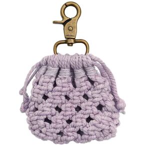 1Pcs Crochet Earbuds Storage Bag Handmade Knitted Protective Case with Keychain Case Cover for AirPods Pro 1st & 2nd Generation,for Women Girls Stylish AirPods Pro 1st & 2 Case (Green)