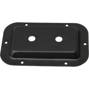 1/4" Steel Headphone Jack Plate Socket Clip for Speaker Cabinets Black