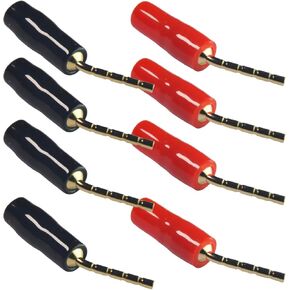 CESS Screw Type Bend Pin Banana Pin Plugs (10 Pack)