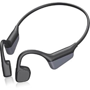 Bone Conduction Headphones, Bluetooth 5.3 Open Ear Headphones, 14H Playtime, Sweatproof Running Headphones with Mic for Sport, Jogging, Cycling, Hiking