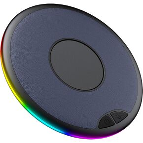 HONKID Ultra Slim Mouse Jiggler غير قابل للاكتشاف، جهاز تحريك فأرة الكمبيوتر مع ضوء التنفس، نقر تلقائي للحفاظ على حركة الماوس مستيقظًا (أسود) in Kuwait