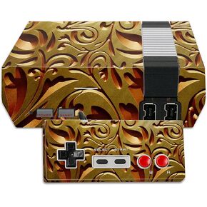 MightySkins Skin Compatible with Nintendo NES Classic Edition wrap Cover Sticker Skins Mosaic Gold