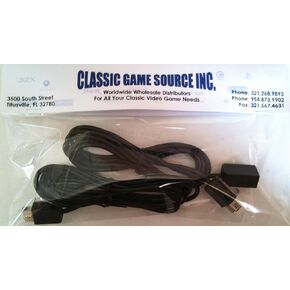 2 New 6.9 Foot NES Classic Controller Extension Cable Cords for The New Nintendo Mini Console NES Classic Edition By Classic Game Source