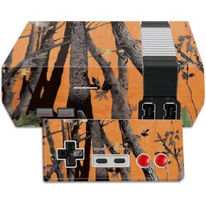 MightySkins Skin Compatible with Nintendo NES Classic Edition wrap Cover Sticker Skins Orange Camo
