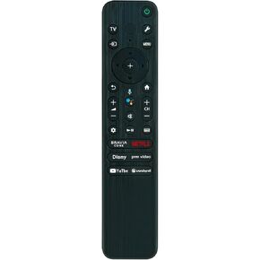 Voice Replace Remote Applicable for Sony Google TV XR-98X90L XR-85X93L XR-75X90L XR-55X90L XR-65X93L XR-65X90L XR-75X93L XR-85X90L XR-55X90CL XR-65X93CL XR-75X93CL XR-65X90CL XR-85X90CL XR-75X90CL