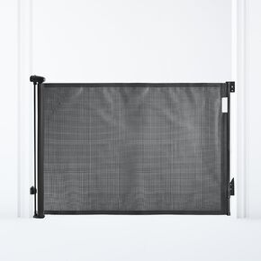 Dreambaby Glide ‘N Hide Extra Tall Retractable Baby Gate, Extends to 55 inches, Mesh Baby Gate for Stairs, Hallways, Doorways, Child Gate, Dog Gate, Extra Tall 35", Retractable Gate for Kids or Pets