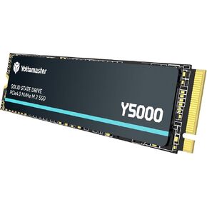 Yottamaster 2TB SSD M.2 PCIe 4.0, Up to 5,200MB/s, M.2 2280 NVMe Internal Solid State Drive with 3D NAND Flash, Upgrade Storage for PS5, PC Computer, Laptop, Gaming [Y5000-2TB]