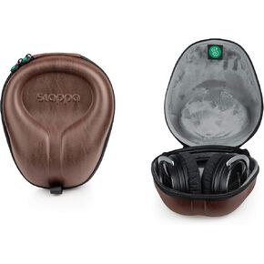 Slappa HardBody Molded Case for Folding & Non-Folding Headphones and Gaming Headsets; Brown (SL-HP-BROWN)