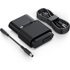 Replacement for Dell Inspiron 16 Charger, Fit for Dell Inspiron 16 5620 5625 5640 5645 7640, Inspiron 17 3780 3790 3793 5758 5759 5765 5767 7773 7779 2-in-1, 4.5 * 3.0mm Power Supply Adapter Cord