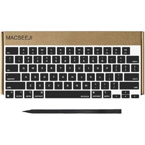 Replacement Keyboard Keycaps Keys for MacBook Air M2 M3 Retina 13.6/15.3 inch A2681 A2941 A3113 A3114 for MacBook Pro 14/16 inch M2 M3 A2779 A2780 A2918 A2992 A2991 2022-2024 Year Black