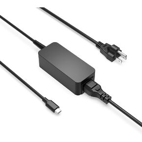45W USB-C Charger Compatible with Lenovo IdeaPad Flex Slim IP Duet 3 5 Chromebook 15IJL7 13ITL6 11IJL6 14ITL6 13IML05 13Q7C6 15IAL7 14IAL7 14M836 15IJL6 14APO6 14IGL05 14IAU 14IAU7 14M868 Laptop