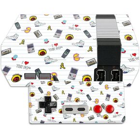 MightySkins Skin Compatible with Nintendo NES Classic Edition wrap Cover Sticker Skins Love The 90s