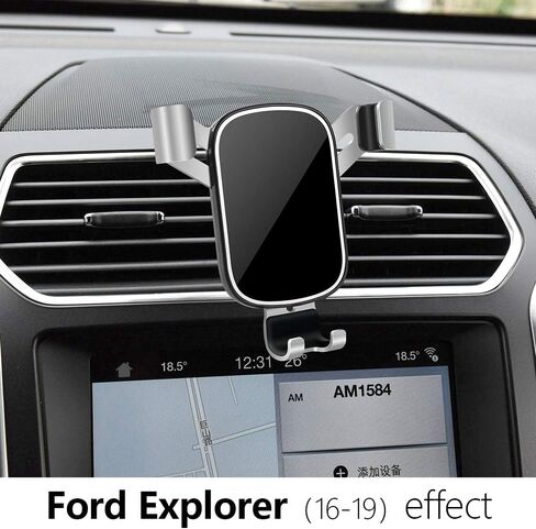 Car Phone Holder for Ford Explorer 2016 2017 2018 2019 SUV Auto Interior Accessories Best Cell Phones Mount Cellphone Mobile Cradle Charging Navigation Bracket Air Vent Stand Accessory in Saudi Arabia