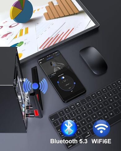 كمبيوتر مكتبي كمبيوتر شخصي 16 جيجا رام 512 جيجا اس اس دي معالج كور i7-4765T مع 2.4 جيجا/5 جيجا/6 جيجا واي فاي 6E بلوتوث 5.3، حجم صغير وإضاءة RGB، لوحة مفاتيح ماوس in Kuwait