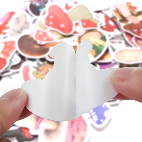 150 قطعة من ملصقات الفطر الملونة من SourceTon، ملصقات مقاومة للماء، جميلة، ملصقات ذاتية اللصق على شكل فطر لطيف لصنع بطاقات القصاصات وأكواب الماء للكمبيوتر المحمول in Kuwait