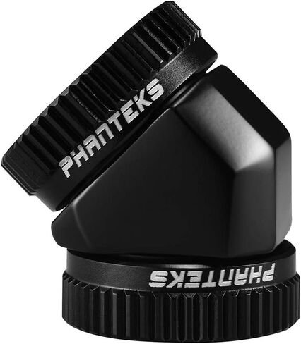 Phanteks PH-A45_BK_16 محول أنبوب صلب 16 مم 45 أسود in Kuwait