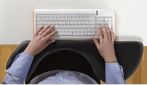 Forearm Support, Wrist Rest, Clamp-on Table Mount Leather Elbow Armrest Pad, Ergonomic Design, Punch-Free Desk Extender for Home and Office, Easy Typing & Pain Relief in Saudi Arabia