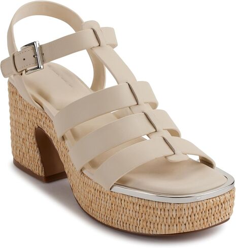 DKNY women's Platform Dress Sandal Heeled in Saudi Arabia