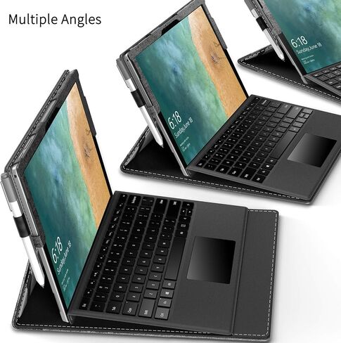 INFILAND Microsoft Surface Pro 7+/ Surface Pro 7 Plus Case Cover Compatible with Microsoft Surface Pro 7+/ Surface Pro 7/ Surface Pro 6/ Surface Pro 5/ Surface Pro 4 12.3 inch Tablets, Gray in Saudi Arabia