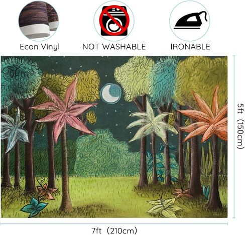 5x3ft Painted Wild One Birthday Backdrops for Photography Picture Boys Beast of The Wild Jungle Forest Animal 1st Theme Baby Shower Party Decoration Supplies Cake Smash Photo Booth Background Banner in Saudi Arabia