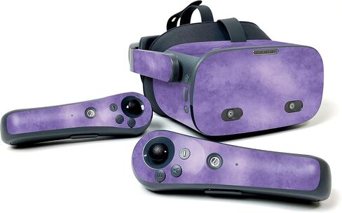 MightySkins Skin Compatible with Pico Neo 2 Eye - Purple Airbrush | Protective, Durable, and Unique Vinyl Decal wrap Cover | Easy to Apply, Remove, and Change Styles | Made in The USA in Saudi Arabia