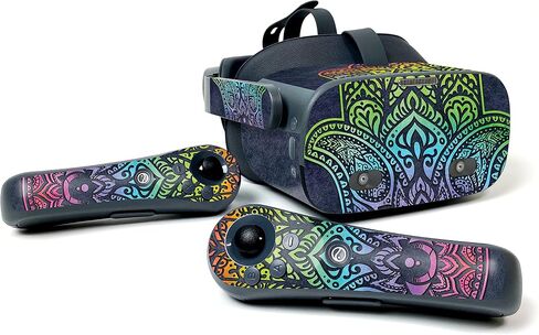 MightySkins Skin Compatible with Pico Neo 2 Eye - Purple Airbrush | Protective, Durable, and Unique Vinyl Decal wrap Cover | Easy to Apply, Remove, and Change Styles | Made in The USA in Saudi Arabia