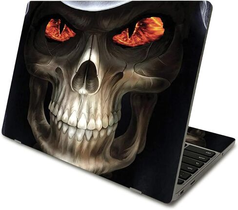 غلاف MightySkins متوافق مع Samsung Chromebook 4 (2021) 11.6 بوصة - Evil Reaper | غطاء ملتف من الفينيل واقٍ ومتين وفريد ​​من نوعه | سهل التطبيق والإزالة وتغيير الأنماط | صنع في الولايات المتحدة الأمريكية in Saudi Arabia